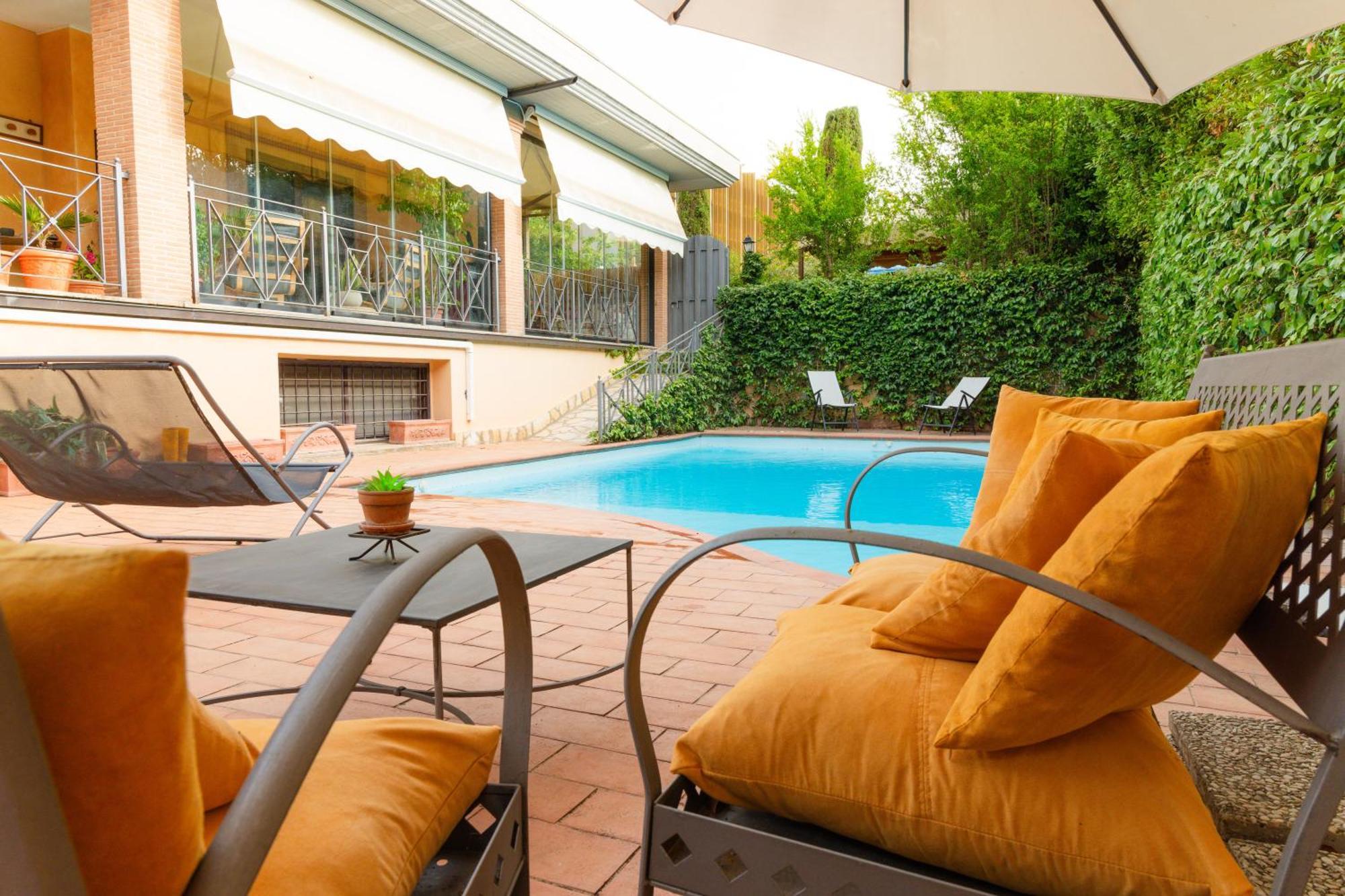 Villa Aureliana With Pool Near San Peter Rome Luaran gambar